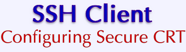 VPS v2: SSH Client:Configuring Secure CRT