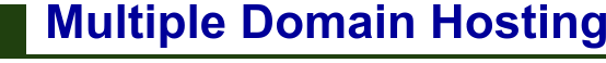 Multiple Domain Hosting