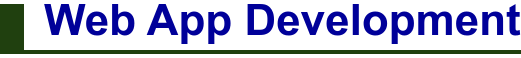 Web App Development