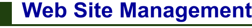 Web Site Management