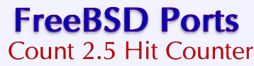 VPS v2: FreeBSD Ports: Count 2.5 Hit Counter