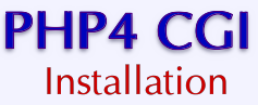 VPS v2: PHP4 CGI: Installation