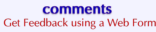 VPS v2: comments: Get Feedback using a Web Form